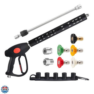 #ad #ad Replacement Pressure Washer Gun with Extension Wand M22 15mm or M22 14mm Fit... $71.99