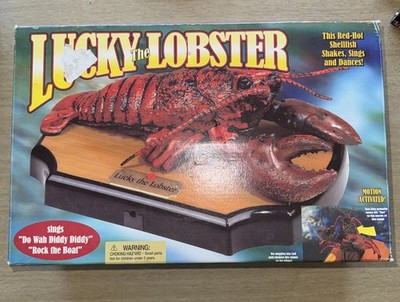 LUCKY The Lobster Motion Animated Sings Rock The Boat & Do Wah Diddy New In Box