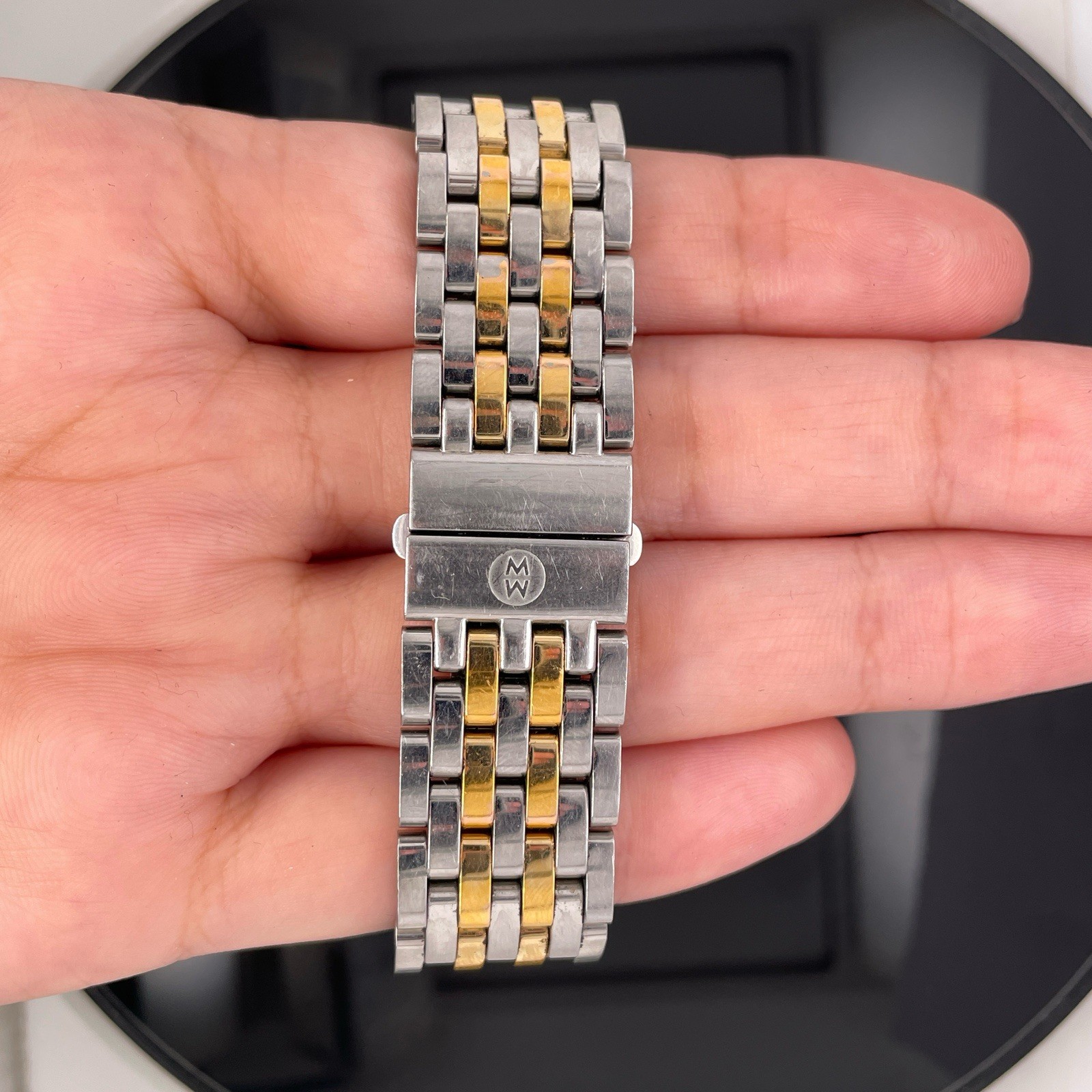 Michele Deco 36mm Rectangular Chronograph Quartz … - image 11