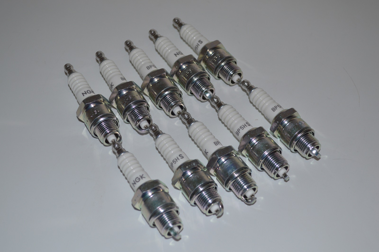 Yamaha LC50H Motorcycle  NGK Standard Spark Plug  BPR5HS  Set 10