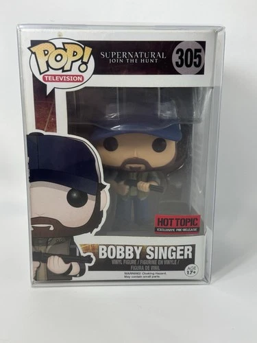 Funko Pop! Supernatural Bobby Singer #305 - Box Wear - W/ Protector