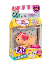 Little Live Pets NeeDees Candy Series - Wofee Puppy- 50 Sounds + Reaction- NEW!