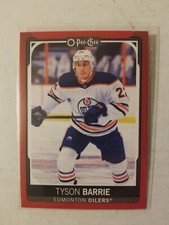 2021-22 O-Pee-Chee Red Border Parallel Hockey Card - #62 Tyson Barrie 