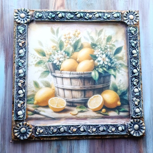 Print Wall Art Handmade Frame Lemons Gift for Her, Mom - Picture 10 of 14