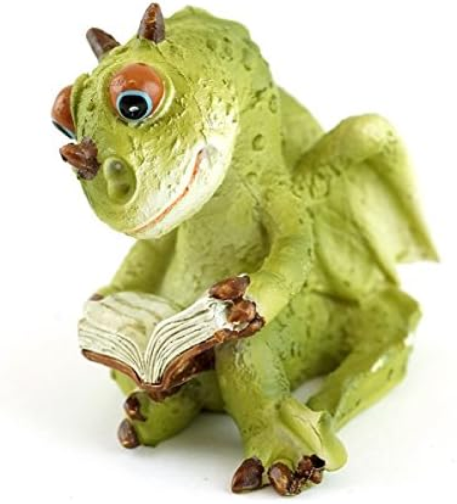 Top Collezione Miniature Garden Dragon Libro di Lettura
