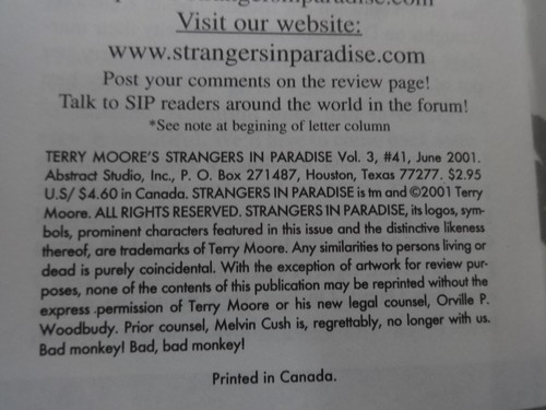 Strangers in Paradise #40-44 NM Abstract Studio Comics Signed by Terry Moore - Picture 8 of 21