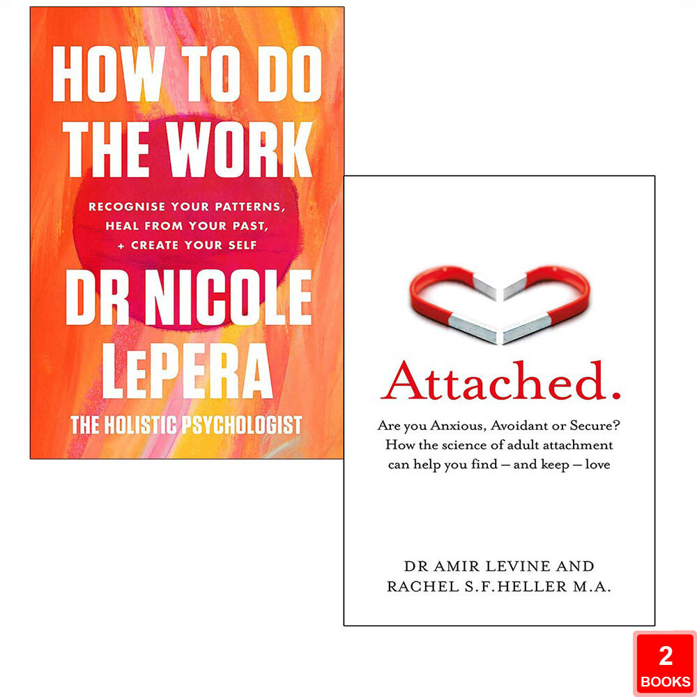 How To Do The Work Nicole LePera, Attached Amir Levine 2 Books Collection Set