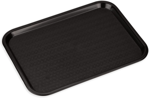 Carlisle Foodservice Products Cafe Plastic Fast Food Tray, 14" X 18", Black, (Pa - Picture 1 of 12