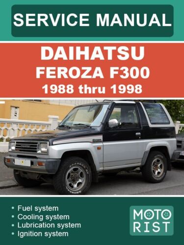 Manuali di servizio Daihatsu Feroza/Rocky/Sportrak in inglese - Foto 1 di 1