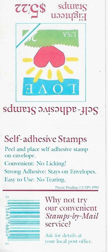 US Love Sunrise Heart 29c stamp Scott #2813a - Image 2 of 2