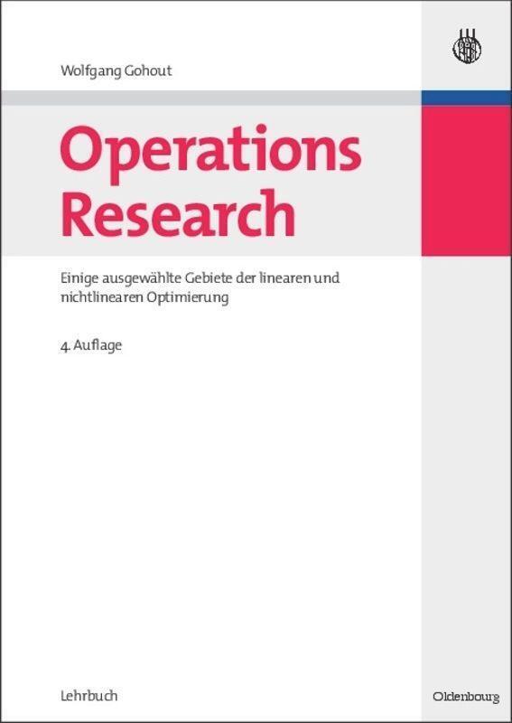 Thumbnail - Wolfgang Gohout | Operations Research | Taschenbuch | Deutsch (2009) |