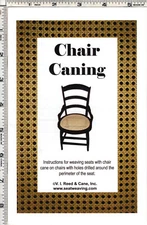 Chair Caning Weaving Seats on Chairs with Pre-Drilled Holes V.I. Reed & Cane, In