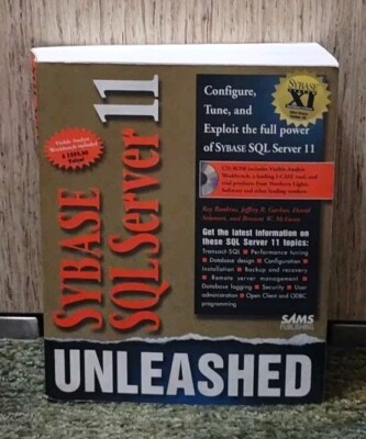 Sybase SQL Server 11 Unleashed Paperback 1996 Very Good [With Unopen CDROM]