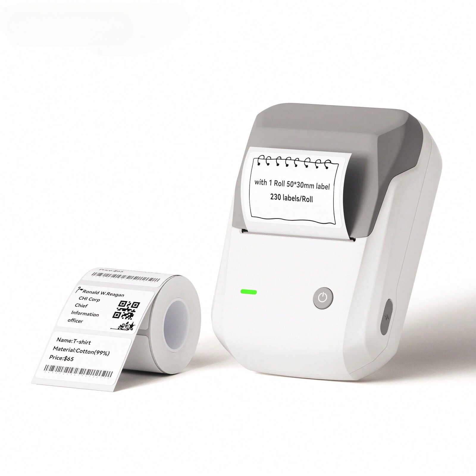 Bluetooth Label Maker with Auto ID 2 Inch Portable Office Printer  -image