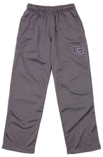 OuterStuff NCAA Boys Youth Georgia Tech Yellow Jackets Basic Grey Track Pants