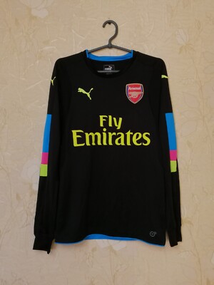 Arsenal 2016 - 2017 goalkeeper GK football shirt jersey PUMA size S long sleeves