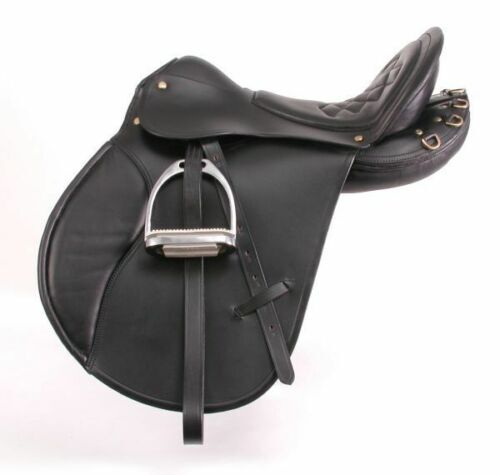 Selle en cuir Endurance Western Hand Tooling avec vache Siège
