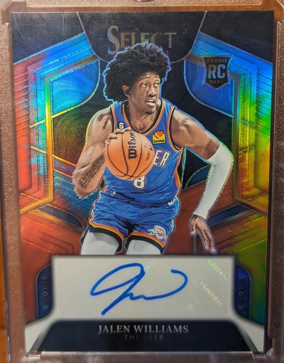 2022-2023 Panini Select Future #20 Jalen Williams Signed Card PSA 