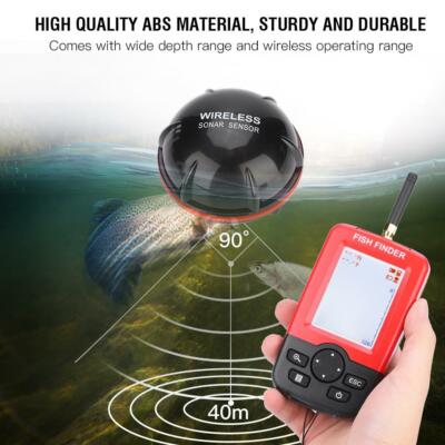 100M Wireless Sonarsensor Fischfinder Echolot Fisher Tackle Zubehrteil |  eBay.de