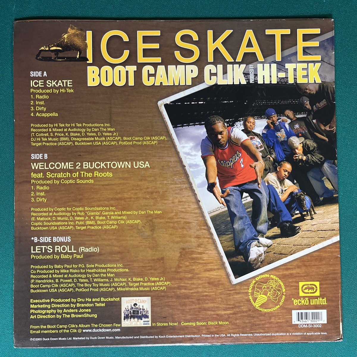 EXCELLENT Rare LP) BOOT CAMP CLIK Ice Skate, Hi-Tek, Duck