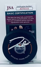 Darnell Nurse signed Edmonton Oilers Official Game Puck autographed #2 JSA