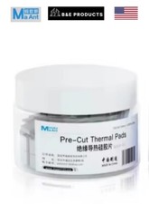 MaAnt 100pcs Thermal Silicone Pad Heat Dispersions Phone CPU Motherboard GREY