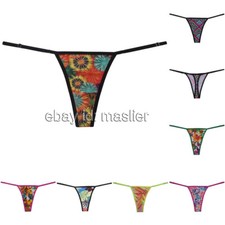 Trendy Women's Mini Swimwear Adjustable Bikini Thong Intimate String Detailing