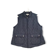 Croft & Barrow Mid-Weight Jacket Vest Full Zip Size XX-Large