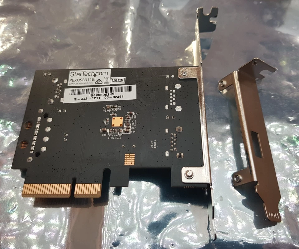 StarTech.com PEXUSB311EI USB 3.1 Gen 2 (10Gbps) External Internal USB-A PCI-e x4 - Image 4 of 4