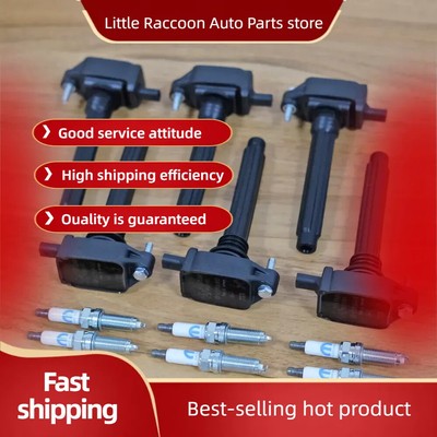 6 Pack Mopar Ignition Coils & Spark Plugs For Chrysler Jeep Dodge Ram 3.6L UF648