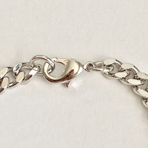 Vintage Name ID Bracelet BRIANA Silver Tone Rhodium Plated 7.5" Girls Teen 90's - Picture 8 of 12