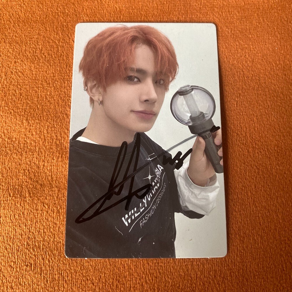 ENHYPEN Autographed Signed Photo Card Cards Official K-POP ENHYPEN Autographed Signed Photo Card Cards Official K-POP