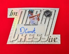 🔥 Daniel Cuvet -2024 Leaf Press Pass Premium Impressive Rookie Silver