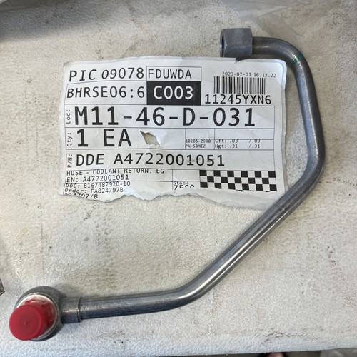 Detroit Diesel DD15 Engine EGR Coolant Line A4722001051. G1 eBay