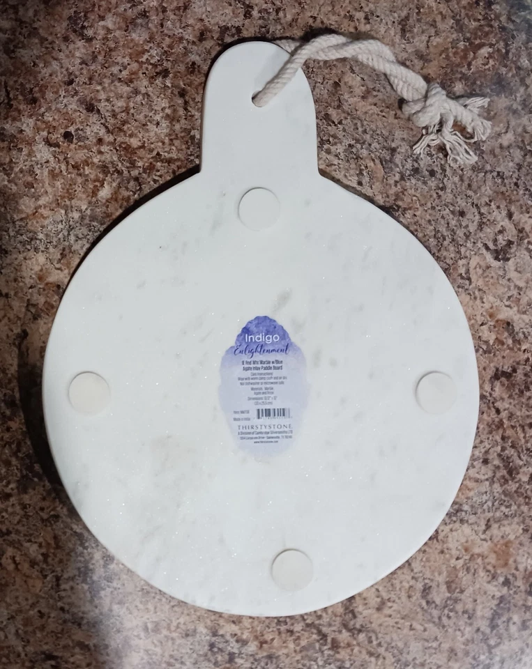 Мрамор с инкрустацией голубым агатом сырная доска от Thirstystone - Изображение 2 из 4