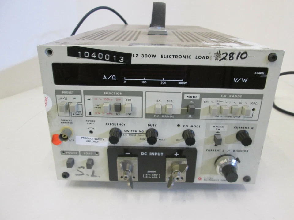 Электроника Kikusui, электронная нагрузка LZ 300 Вт, источник питания, б/у - Изображение 2 из 4