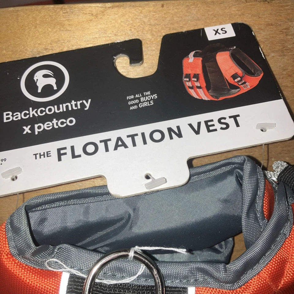 Dispositivo de flotación Backcountry x PetCo talla XS NUEVO CON ETIQUETAS Foto 2 de 4