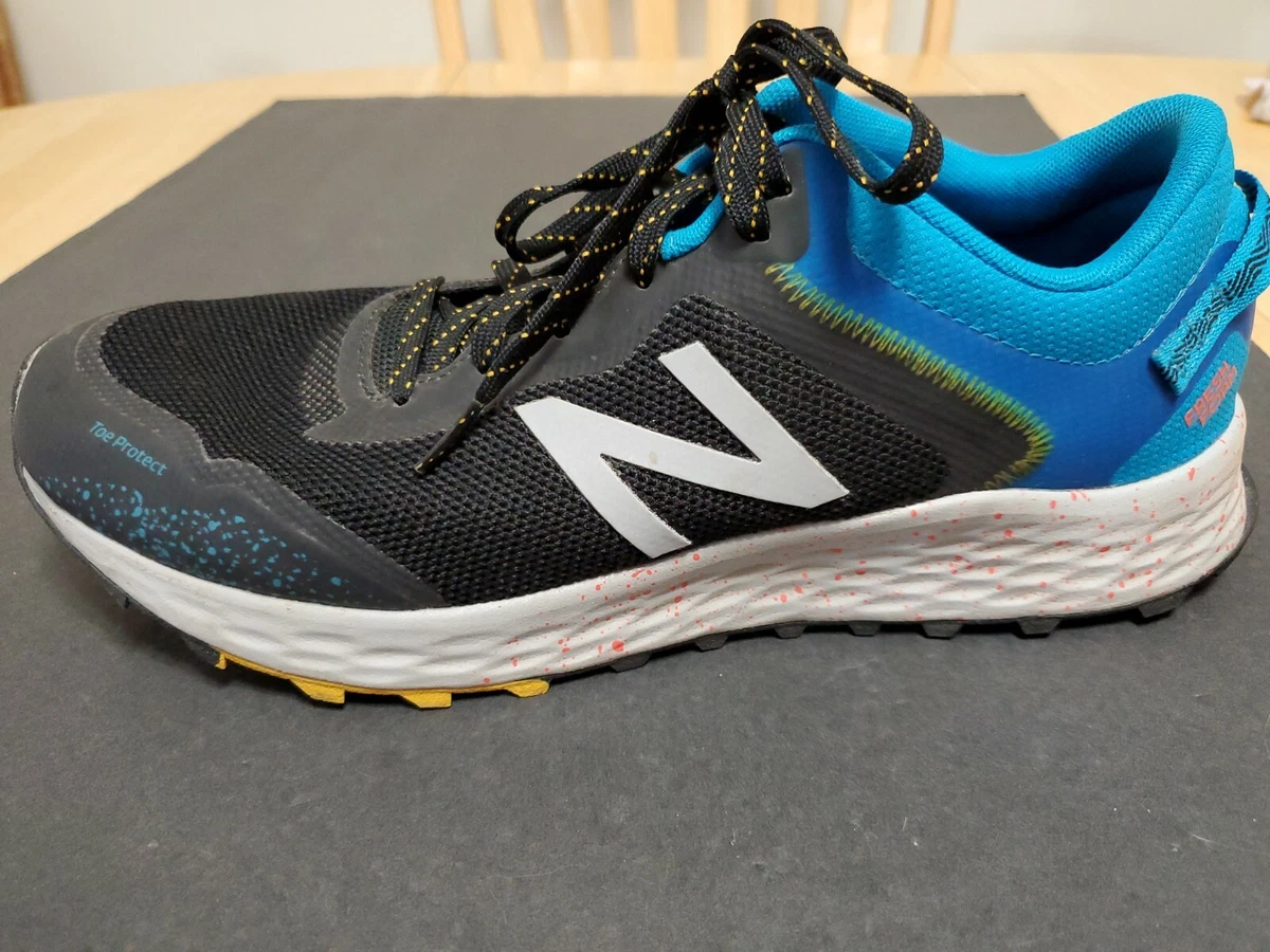 New Balance Men s Fresh Foam Running MTARISG1 Black Blue Sz 11.5