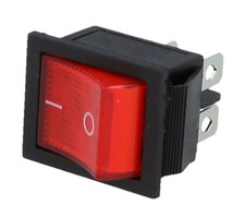 Rocker Switch 240V (Replaces White) Fits Belle Maxi 140 Mixer - CMS27