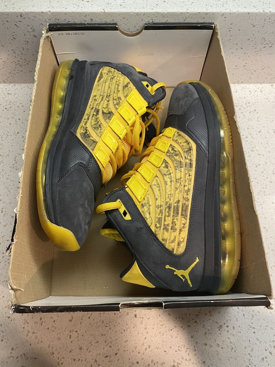 2011 Jordan Big Ups Sz 9 Anthracite Varsity Maize 467893-009 2011 Jordan Big Ups Sz 9 Anthracite Varsity Maize 467893-009