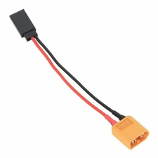 XT60 Male to JR Futaba Female Adapter 20awg 10cm Wire for RC Model Airplane