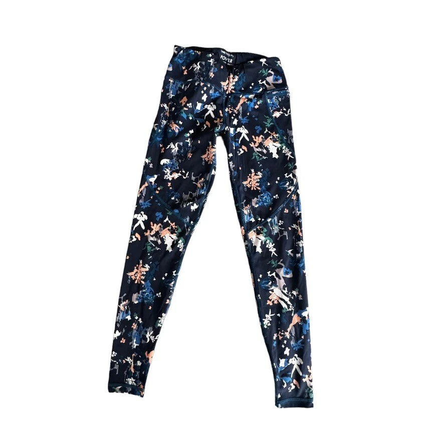 sweaty-betty power full length abstract floral print leggings
