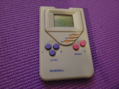 BASEBALL Electronic Handheld Video Game - RETRO RARE 80's 90's ONE