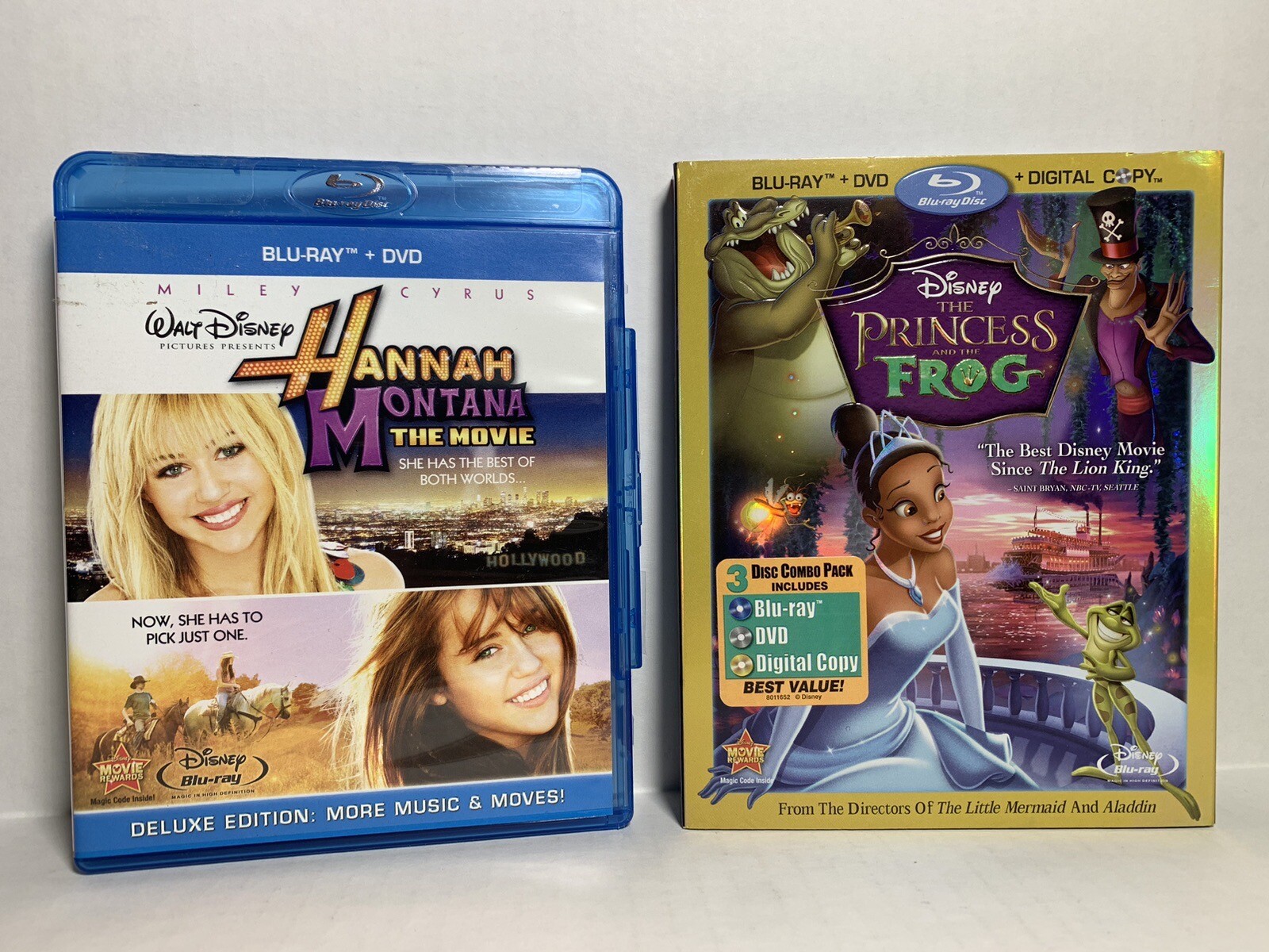 Lot of 22 Disney BluRay & DVD Movies Holiday, Platinum Editions