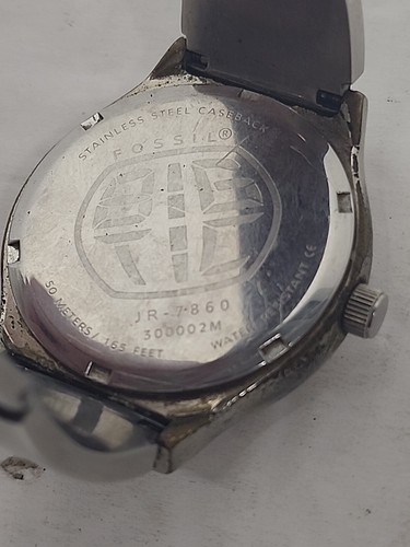 RARE...y2k 00s FOSSIL Big Tic JR-8063 Baby/Powder Blue Animated Watch... - Picture 4 of 5