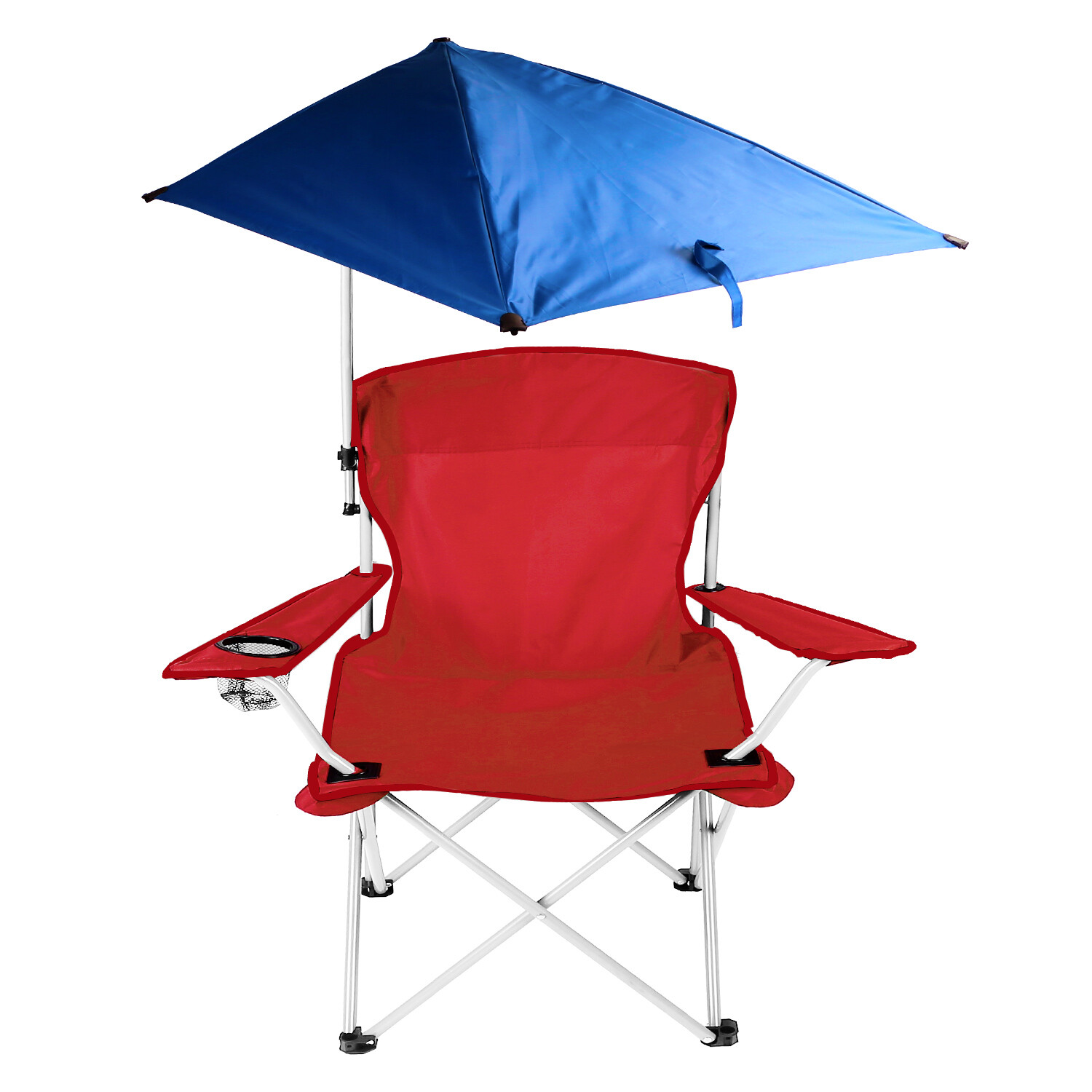Beach Chair Portable Lounge Chair With Cup Holder