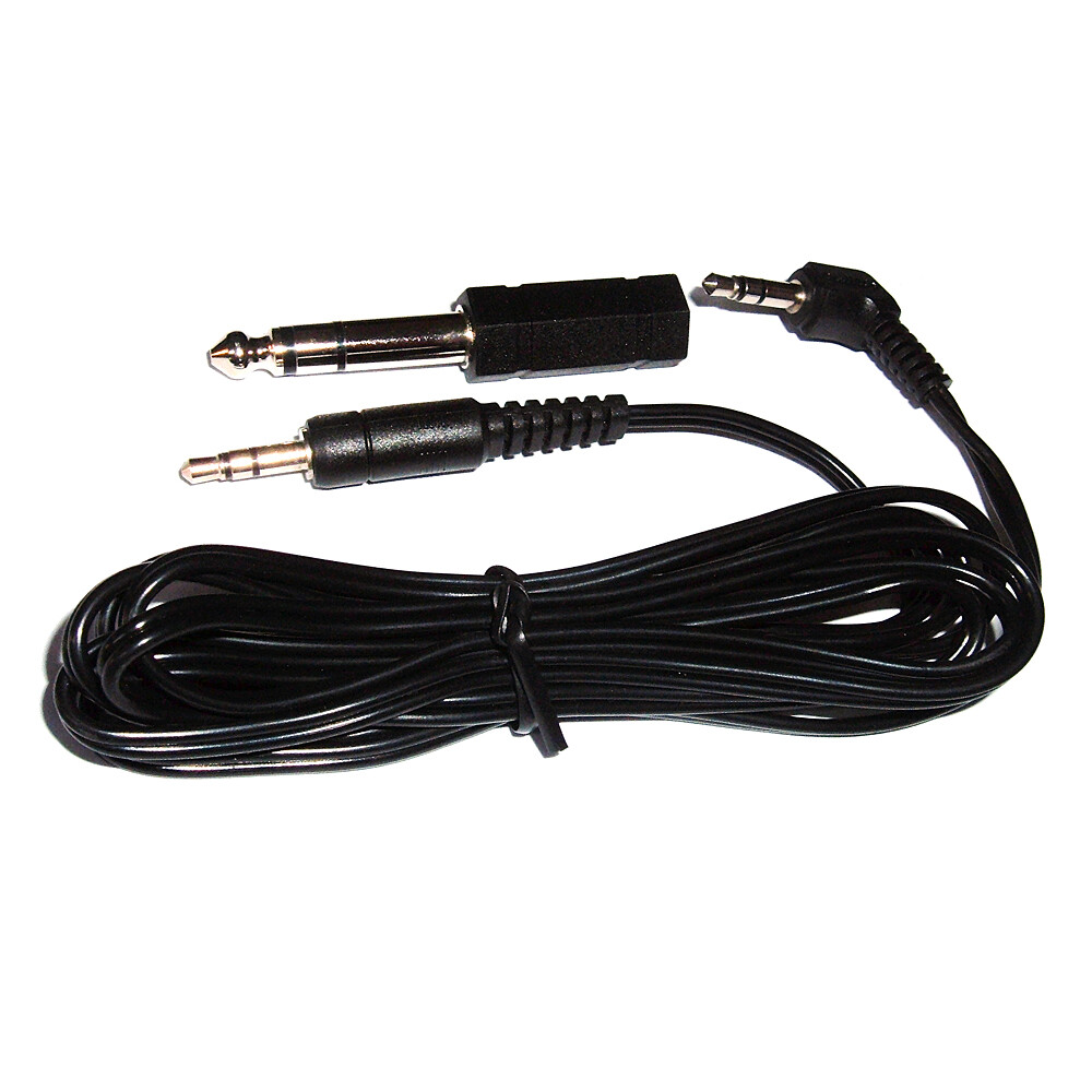Philips Stereo Audio Headphone Cable 3.5mm to 3.5mm with 6.3mm Adaptor included