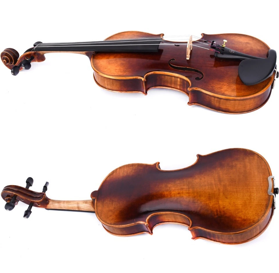 M20+ Pro Master Antique Stradivari 1716 Copy Violin 4/4 European Wood Sweet Tone - Image 4 of 4