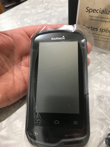 Garmin Monterra Handheld GPS Navigator, Garmin LakeVu HD Ultra Card, Mount - Picture 6 of 13