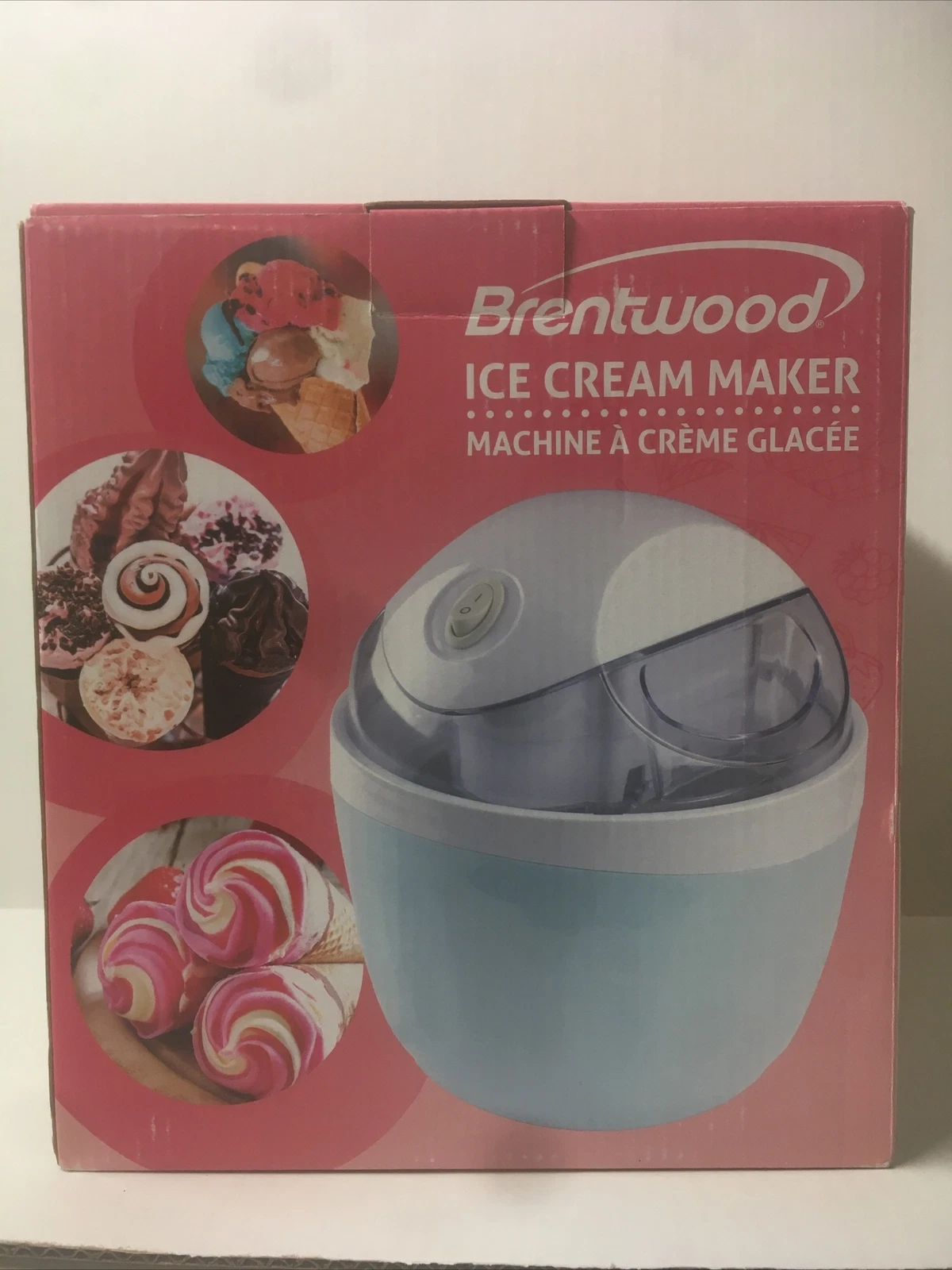BRENTWOOD ICE CREAM & SORBET MAKER MACHINE #TS-1410BL NEW IN BOX